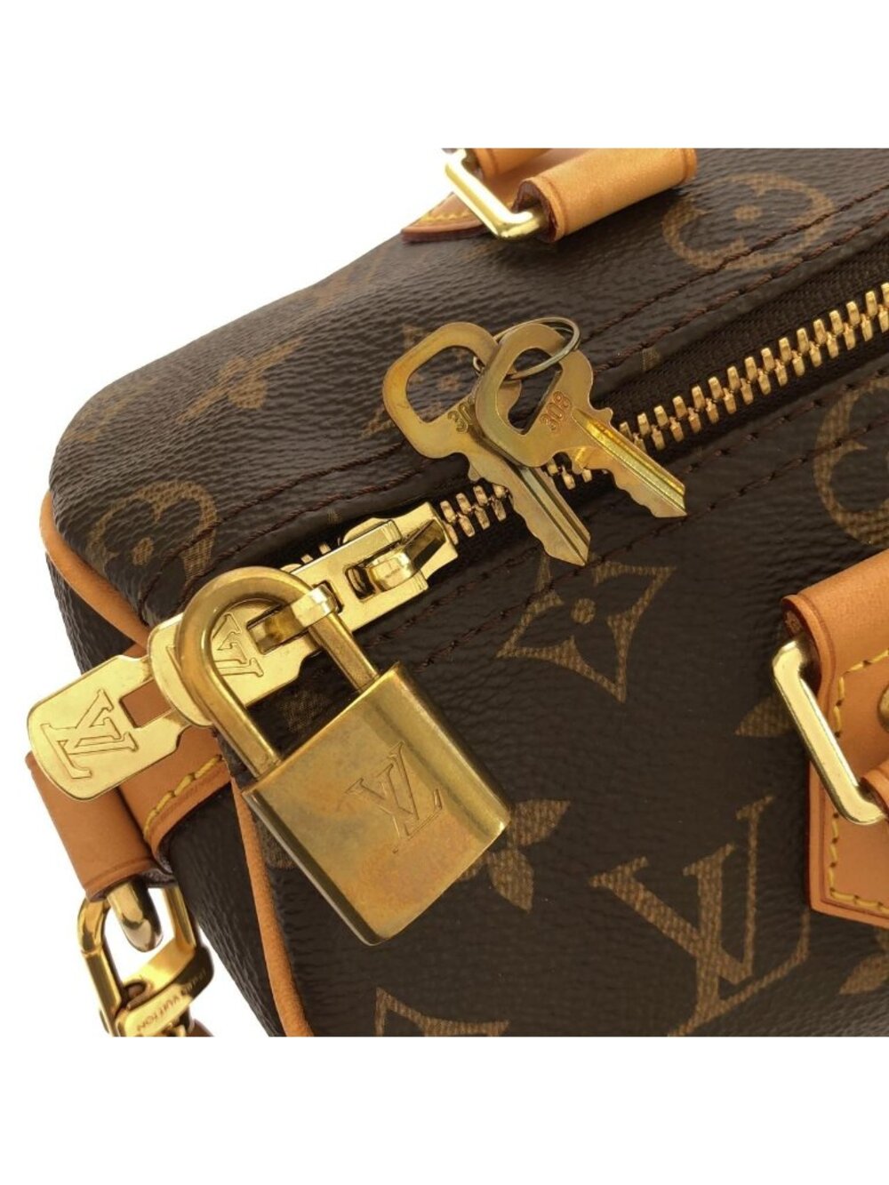 ★SOLD★ Louis Vuitton Monogram Speedy Bandouliere 25 cm Boston Bag - Picture 4 of 10
